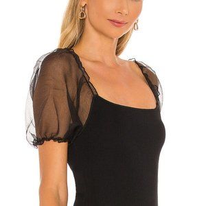 ASTR Puff Sleeve Bodysuit